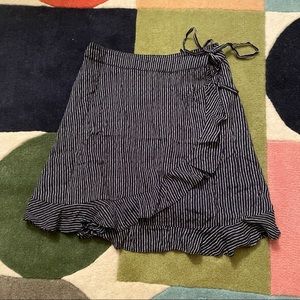 American Eagle striped mini skirt